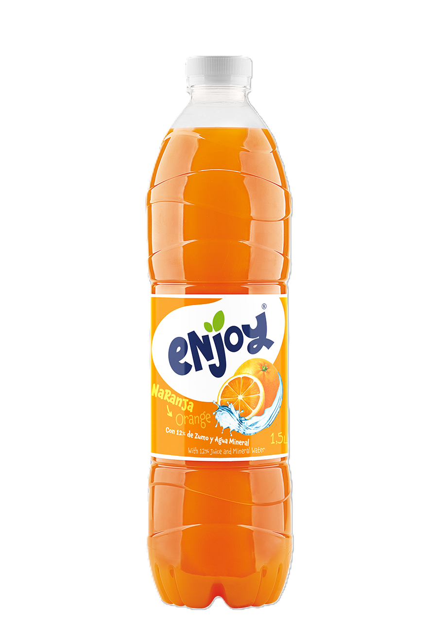 1lqzyqy943.png Соковмісний напій San Benedetto Enjoy Naranjada апельсиновий 1,5 л - Зображення 1