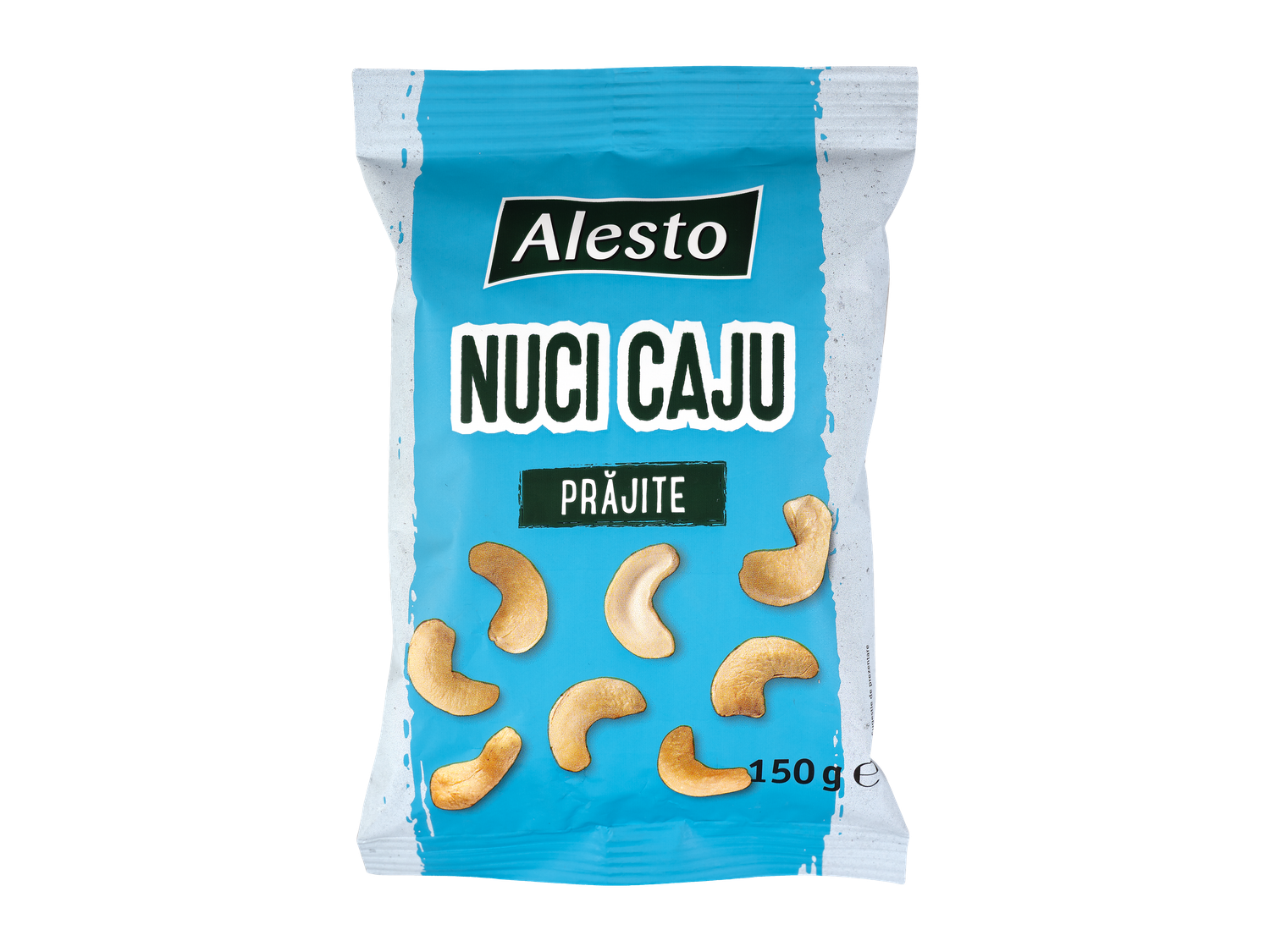 2bm49iawe1.png Горіхи Кешю Alesto Cashews Nuci Caju не солені 150 г - Зображення 1
