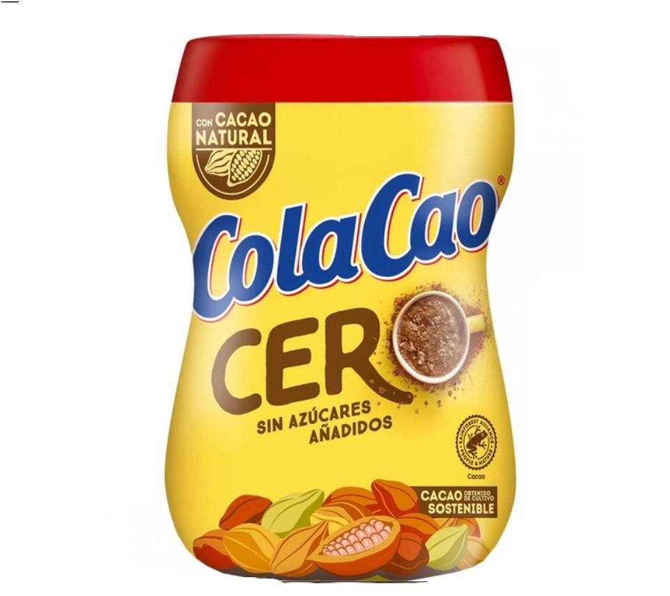 4v5ofoxluo.jpg Какао ColaCao 0% цукру 325 г - Зображення 1