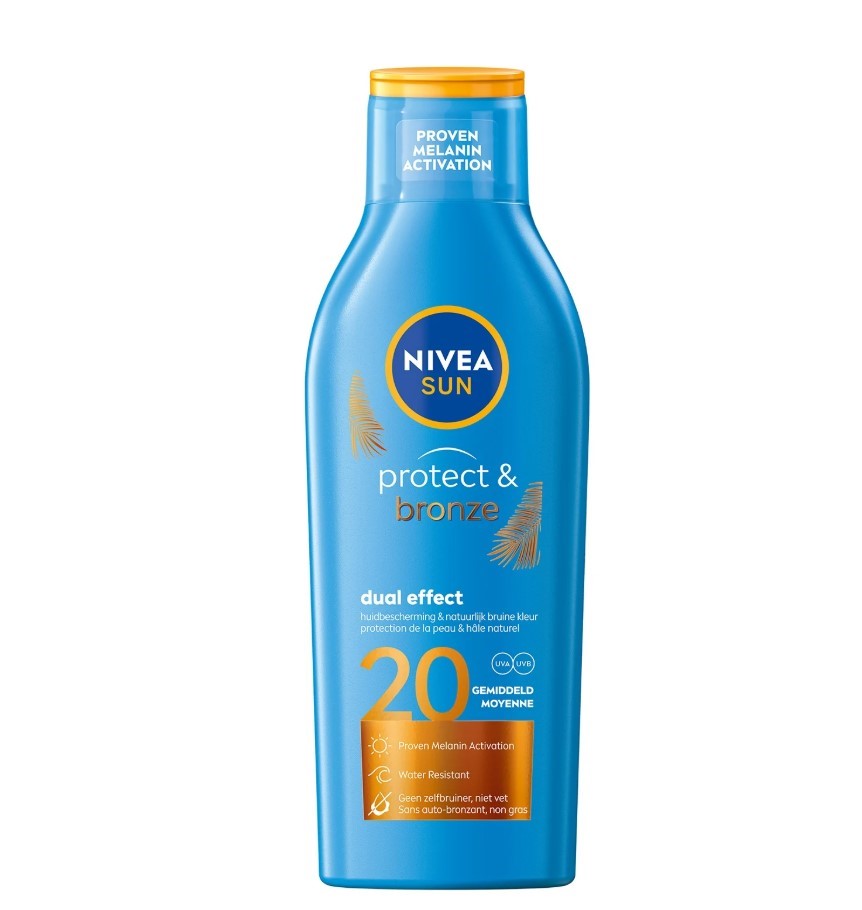 ctys6h2ru7.jpg Сонцезахисний крем Nivea Bronze 20 SPF 200мл — изображение 1