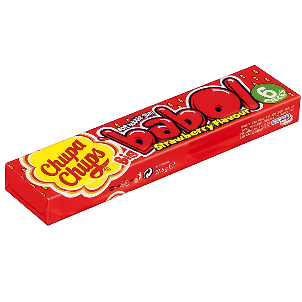 hwby2q44zh.jpg Жуйка ChupaChups Babol Strawberry Полуниця 27,6 г - Зображення 1