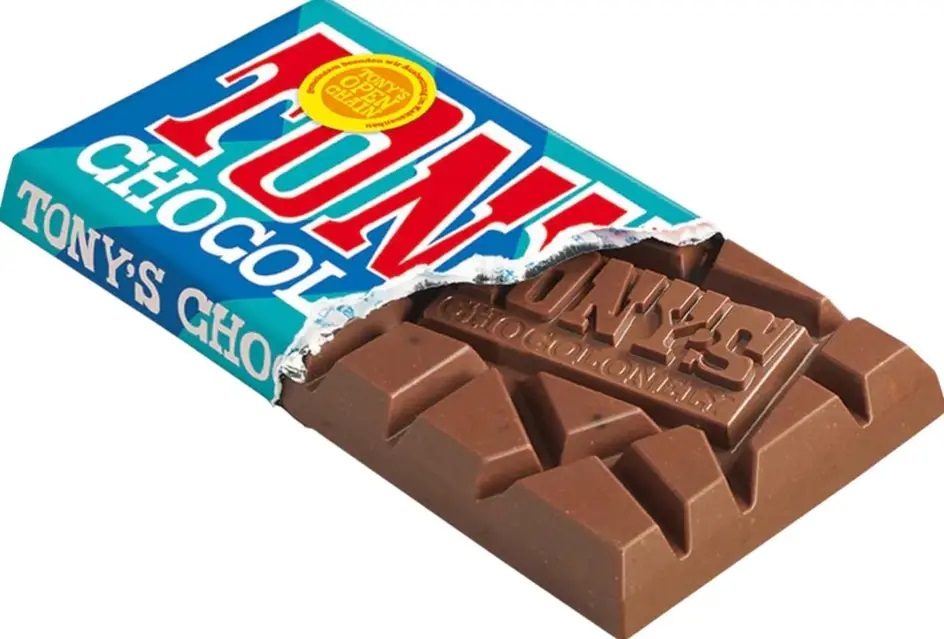 kdk9atrhov.jpg Шоколад Tonys Milk Chocolate Chip Cookie з печивом(бірюзовий) 180 г — изображение 1