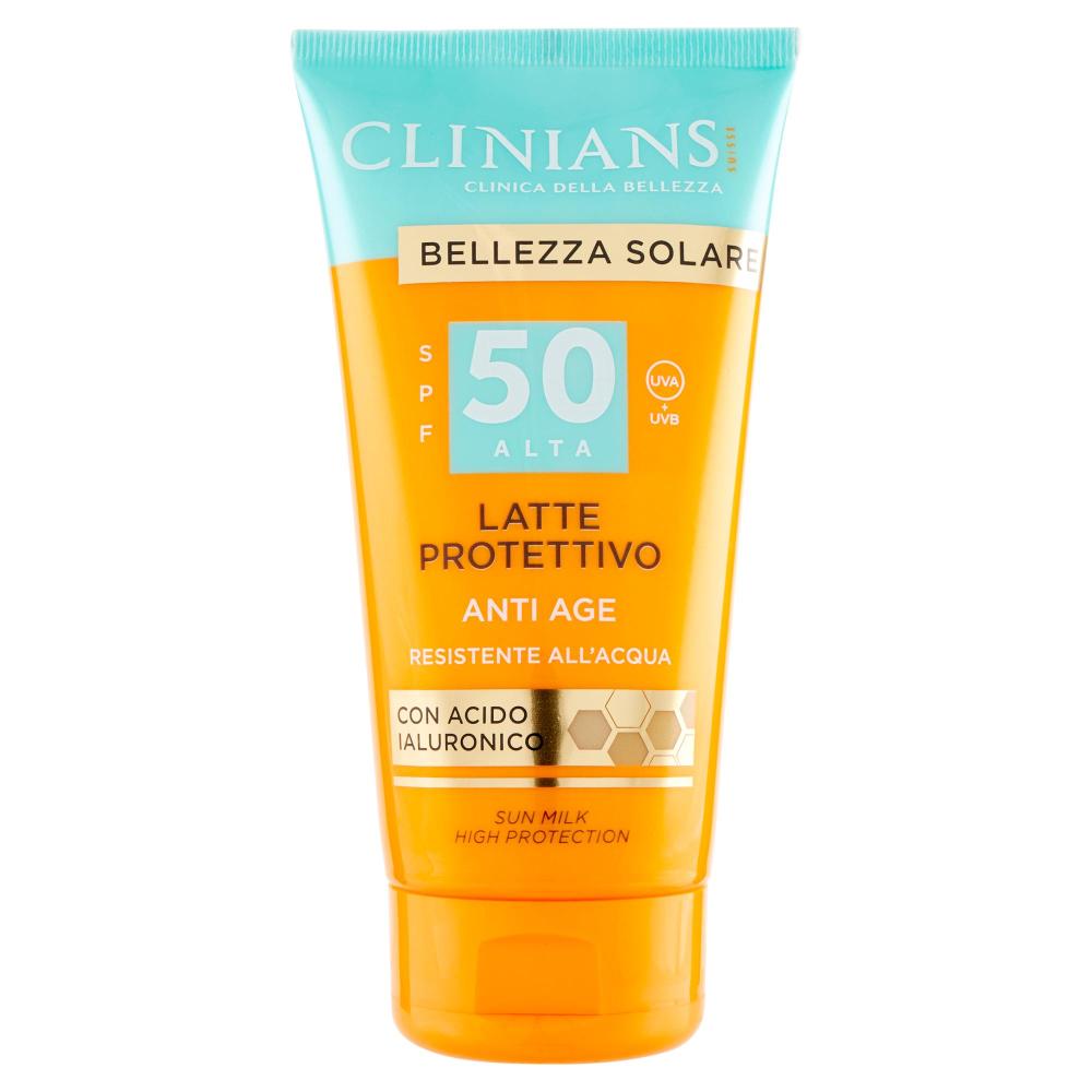 ongfwxuhyo.jpg Сонцезахисне молочко Clinians Latte антивікове 50 SPF 150мл — изображение 1