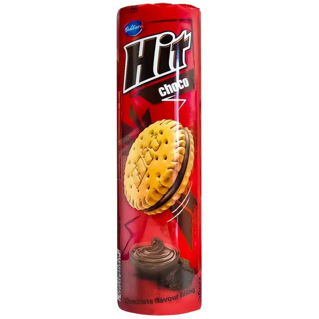 pc6hkuw9ut.jpg Печиво Hit choco з шоколадом 220 г - Зображення 1