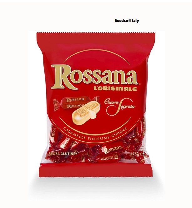 pjvtwk4beb.jpg Льодяники Rossana Originale карамельні з молочною начинкою 175 г - Зображення 1