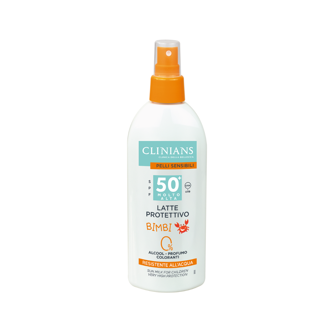 sp74rzh335.png Сонцезахисне молочко Clinians Bimbi для дітей водостійке 50 SPF 150 мл - Зображення 1