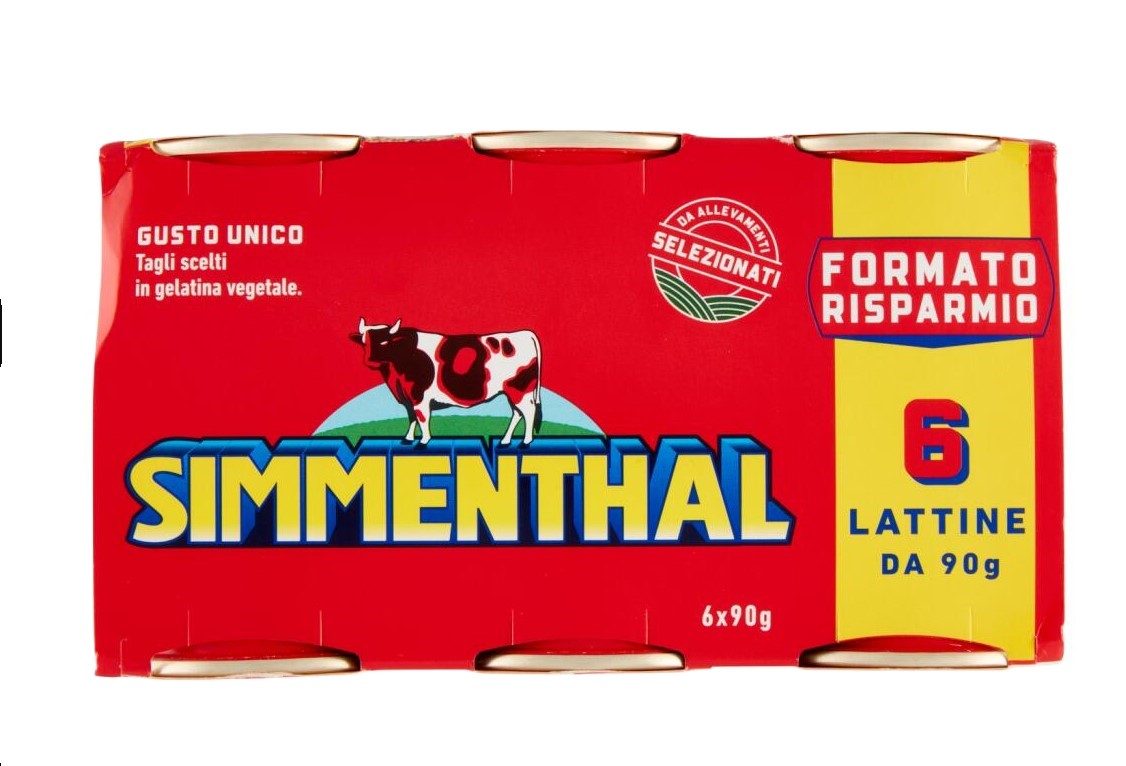 ury8y3dpe9.jpg Консерва мясна Simmenthal 6х90 г - Зображення 1