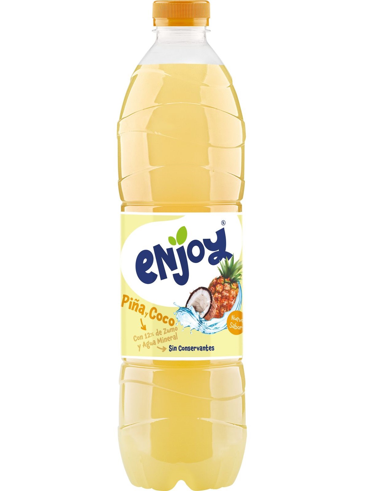yfeeebxpl3.jpg Соковмісний напій San Benedetto Enjoy Pina-Coco ананас кокос 1,5 л - Зображення 1
