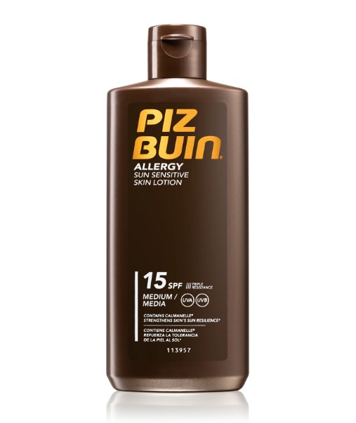 yy5f7z8gr8.jpg Сонцезахисний лосьйон Piz Buin 15 SPF зволожуючий 200мл - Зображення 1