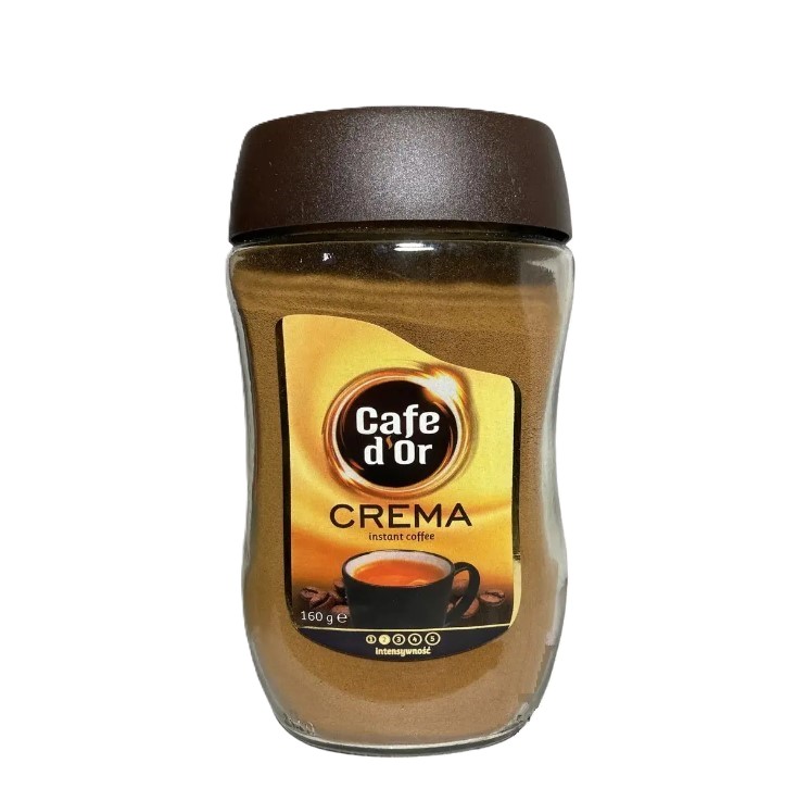 llntu5lsba.jpg Кава розчинна Cafe dor crema 160 г - Зображення 1