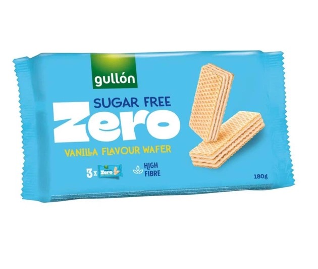 roi6nx8pt1.jpg Вафлі Gullon без цукру Diet Nature ваніль 180 г - Зображення 1