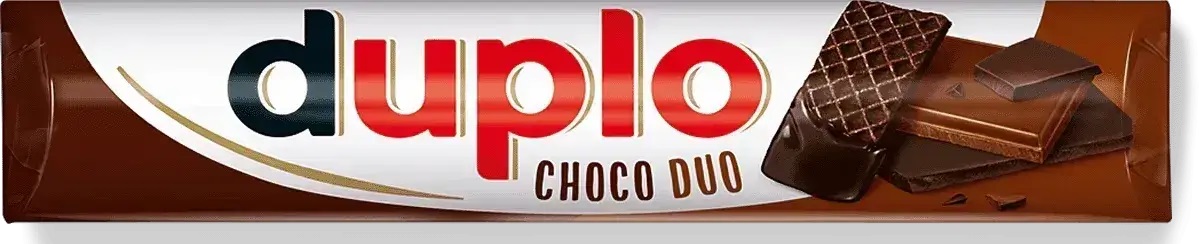 uu76jpdnj5.jpg Шоколадні батончики Ferrero Duplo Choco Duo поєднання молочного і чорного шоколаду 18,2 г — изображение 1