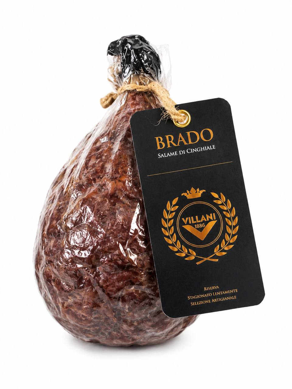 3mrlsqmndo.jpg Салямі Villani 1886 Brado вагова +-400 г — изображение 1