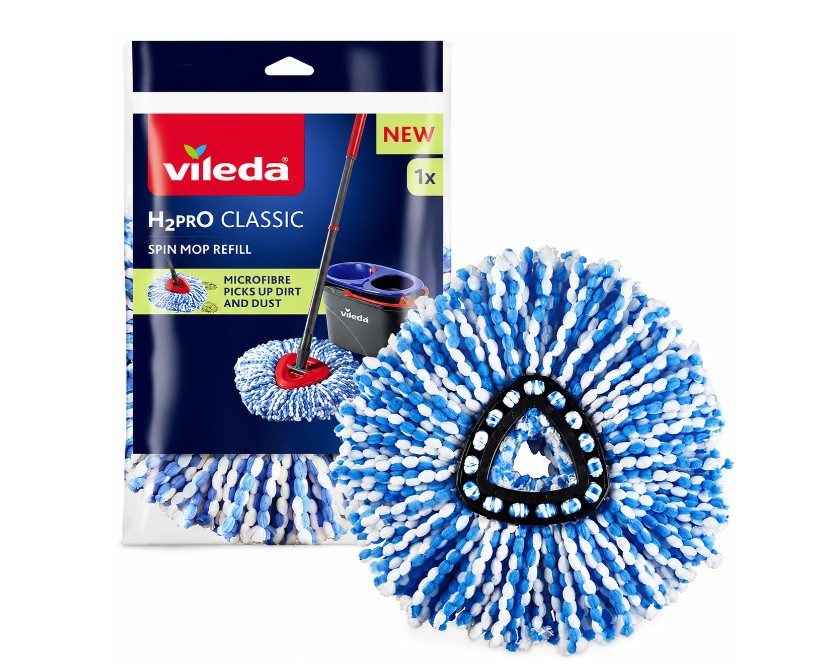 553kthorgk.jpg Запаска до швабри Vileda H2prO моп - Зображення 1