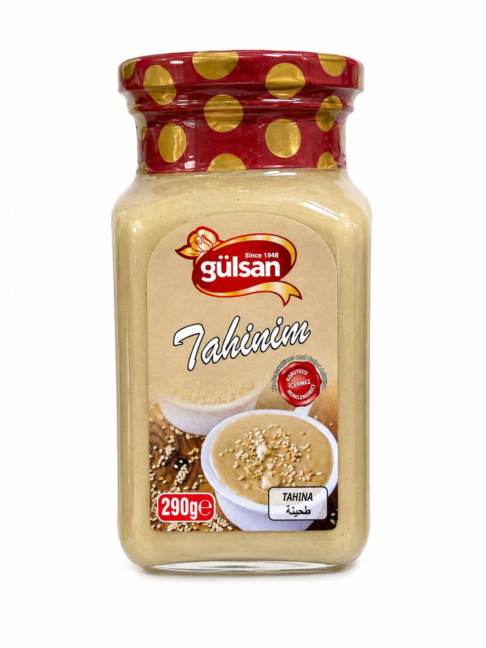 5qd8b58721.jpg Тахіні Gulsan кунжутна паста 290 г — изображение 1