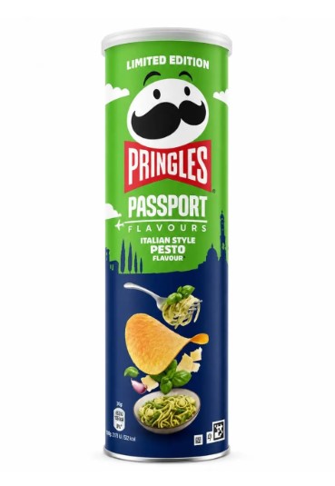 7h7l62hlpb.jpg Чіпси Pringles Pesto з італійський стиль песто 165 г - Зображення 1