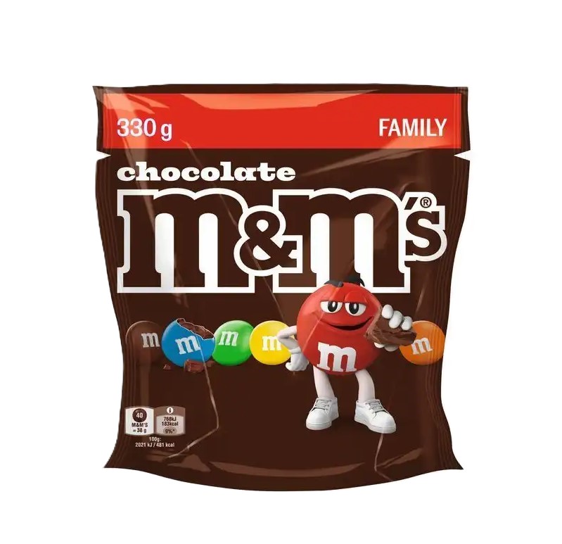 9nmuynnnix.jpg Шоколадні драже M&Ms chocolate 330 г - Зображення 1