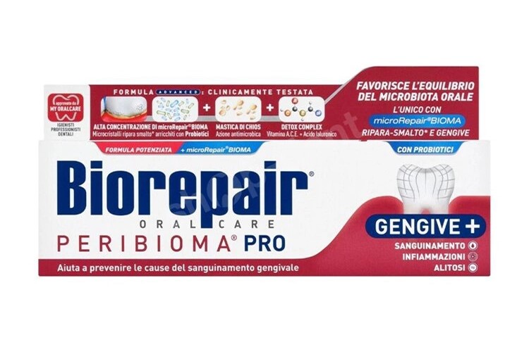 dv1lunhd1e.jpg Зубна паста Biorepair peribioma pro (від кровоточивості ясен) 75 мл - Зображення 1