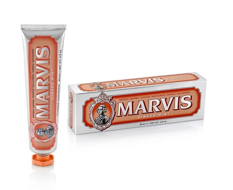 j2sleram3t.jpg Зубна паста Marvis Ginger Mint з імбирем та м'ятою 85 мл - Зображення 1