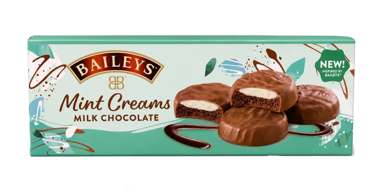 jr1ofxwn04.jpg Печиво Baileys Creams Mint в молочному шоколаді з мятою 128 г — изображение 1