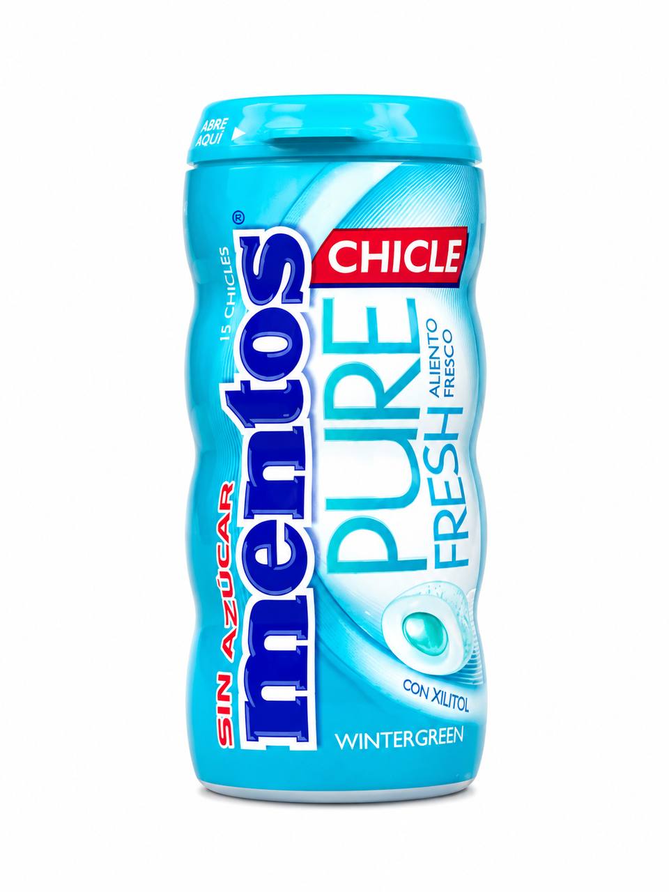 k1n6pdnd1m.jpg Жуйки Mentos Pure Fresh Wintergreen зимова свіжість 30 г — изображение 1