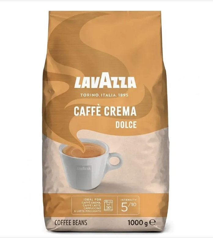 k8neu43cee.jpg Кава в зернах Lavazza Caffe Crema Dolce 1 кг - Зображення 1