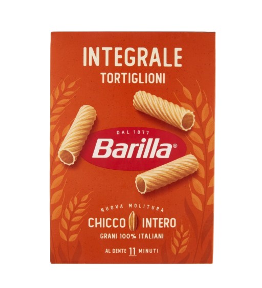 ratvbxnast.jpg Макарони Barilla Tortiglioni integrali 500 г - Зображення 1