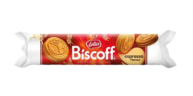 3kvzyak0rm.png Печиво Lotus Biscoff Tomorrowland Edition з начинкою еспресо 150 г — изображение 1