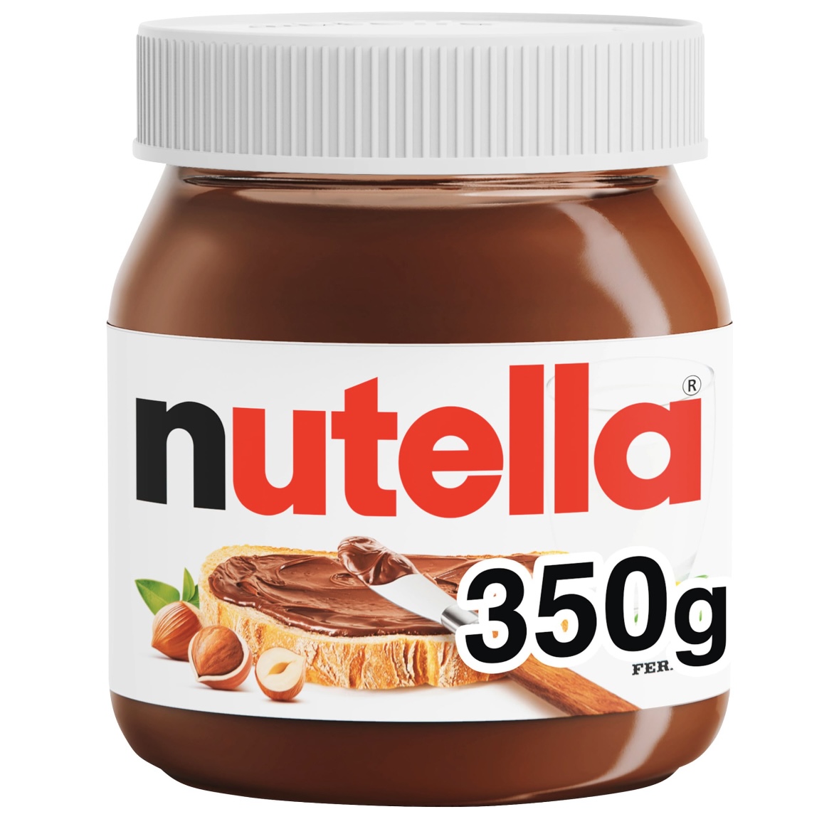 6gam28fx73.jpeg Шоколадна паста Nutella 350 г - Зображення 1
