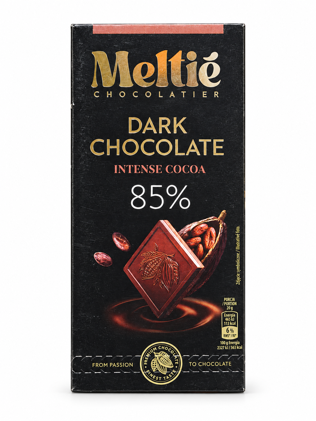75cb34a4-3cc1-4071-b6dd-8980734061ea Шоколад Meltie чорний 85% какао 100 г — изображение 1