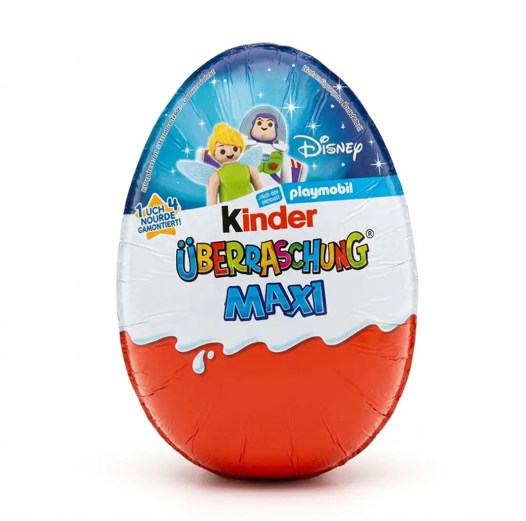 kbn0y571pp.jpg Шоколадне яйце Kinder Surprise Maxi колекція Disney та Playmobil 100 г - Зображення 1