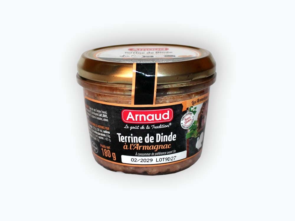 mavkquoip4.jpg Паштет Arnaud Dinde індичий з арманьяком 180 г - Зображення 1