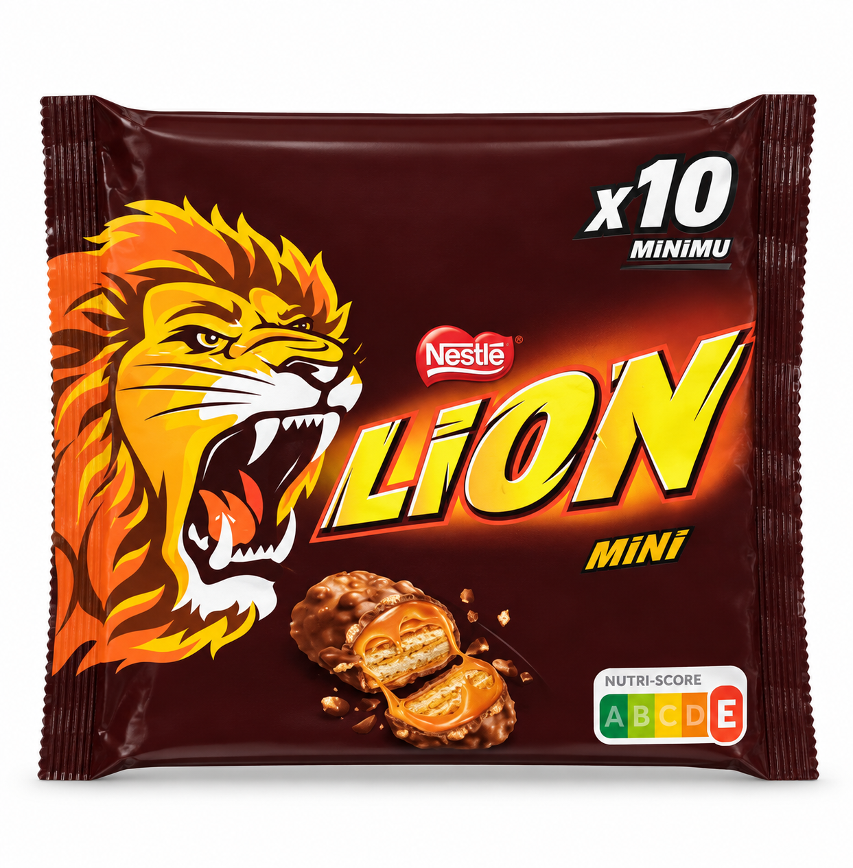 y142f4wpm1.png Шоколадні батончики Lion mini 198 г 10 шт. - Зображення 1